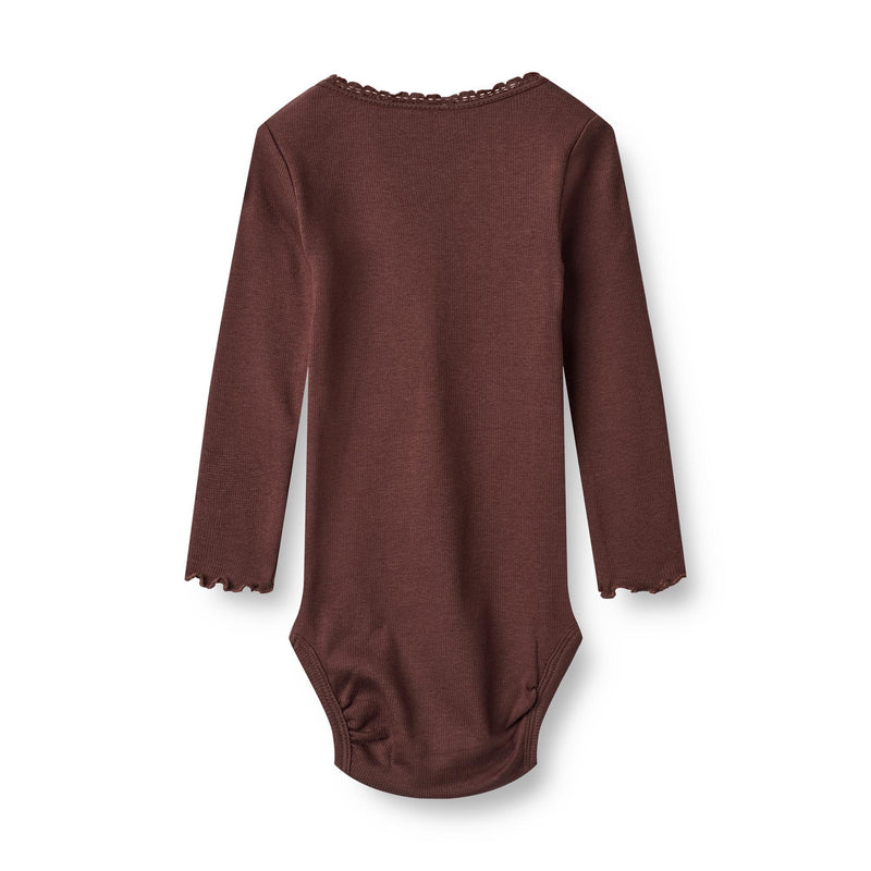 Wheat rib body LOTTA - aubergine-Body-Wheat-62-Ollifant.dk