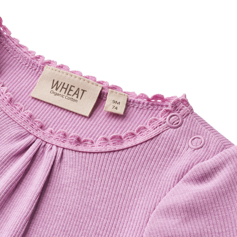 Wheat rib body L/S LOTTA - iris-Body-Wheat-Ollifant.dk