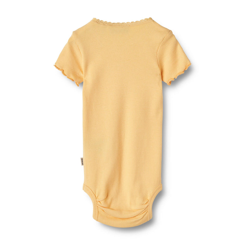 Wheat rib body S/S EDNA - pale apricot-Body-Wheat-Ollifant.dk