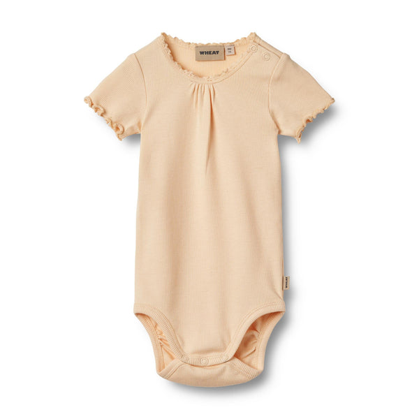 Wheat rib body S/S EDNA - pale peach-Body-Wheat-62-Ollifant.dk