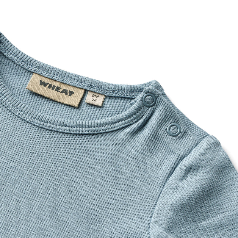 Wheat rib body S/S TIMO - ashley blue-Body-Wheat-Ollifant.dk