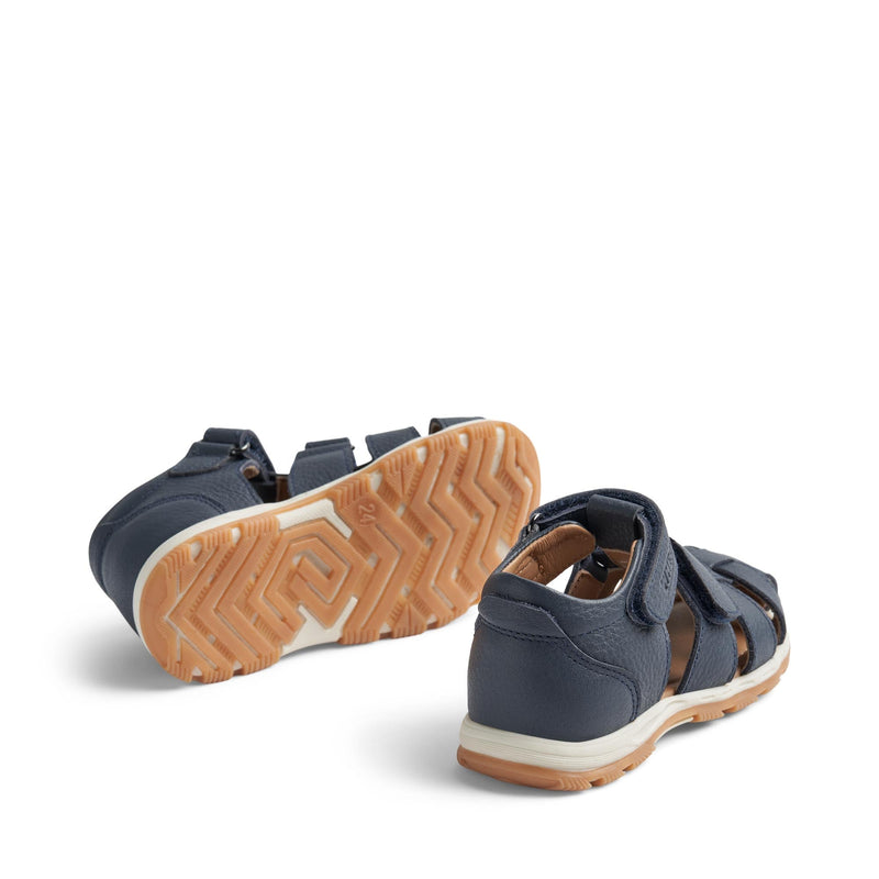 wheat - Sandal Closed Toe Frei S - navy-Sandaler-Wheat-19-Ollifant.dk