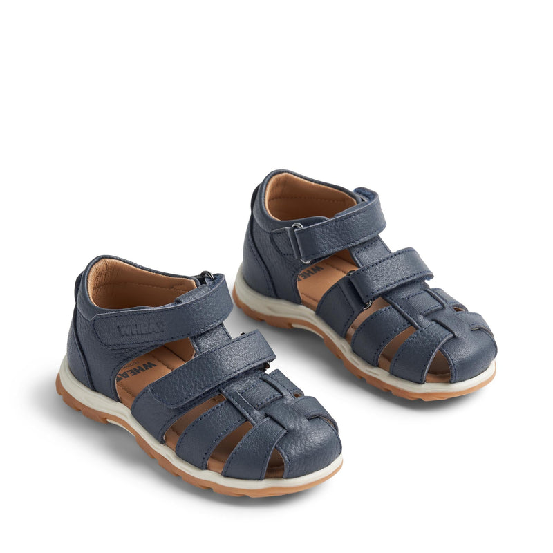 wheat - Sandal Closed Toe Frei S - navy-Sandaler-Wheat-19-Ollifant.dk